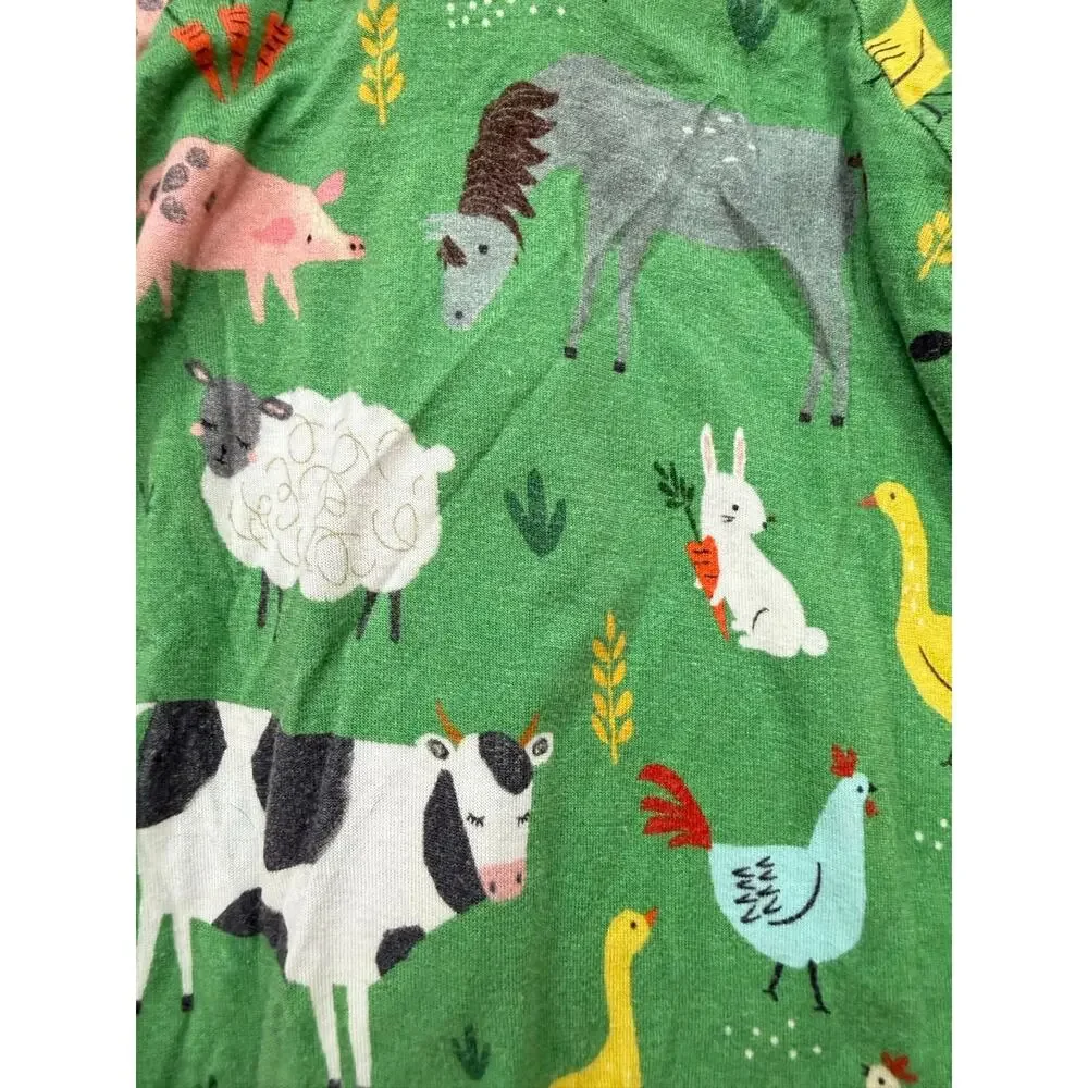Little Sleepies Zippy Farm Animals